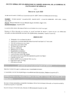procès verbal  des délibérations du conseil municipal du 3 juin 2025
