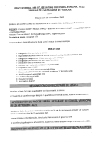 Procès verbal du conseil municipal du 25 novembre 2025