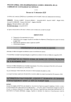 Procès verbal du conseil municipal du 15 décembre 2025