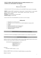 Procès verbal des délibérations du conseil municipal20 mars 2026